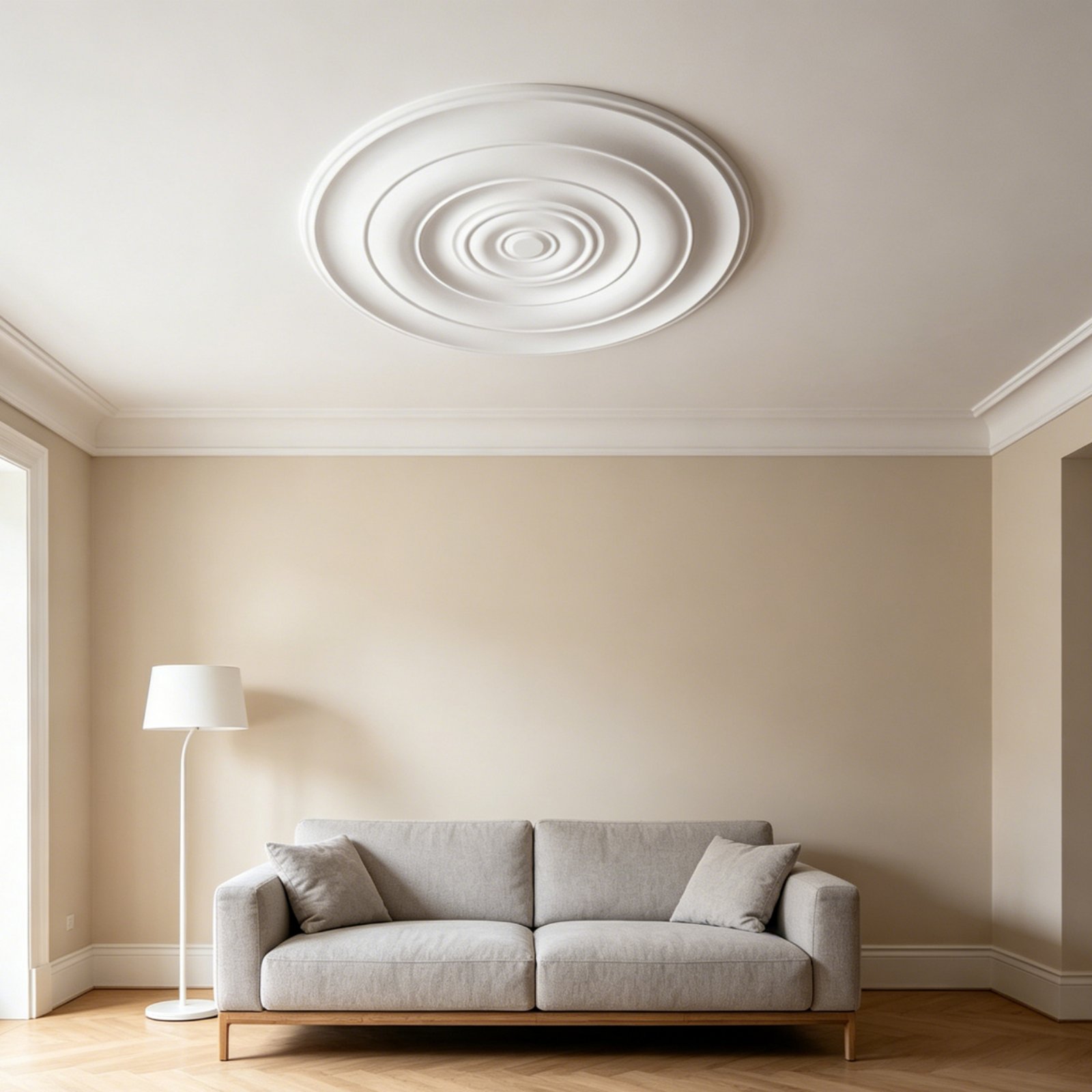 Lighting Decoration - 원형 천장 메달리온 유럽풍 디자인 PU