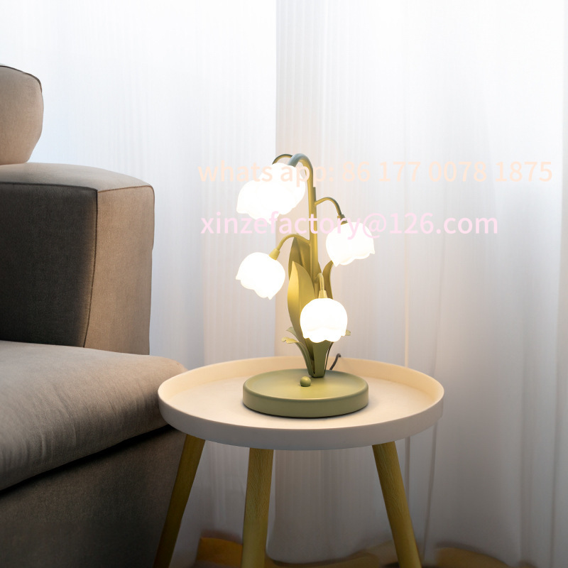 Decor Lighting Cy - 맞춤형 LED 꽃 테이블 램프 장식용