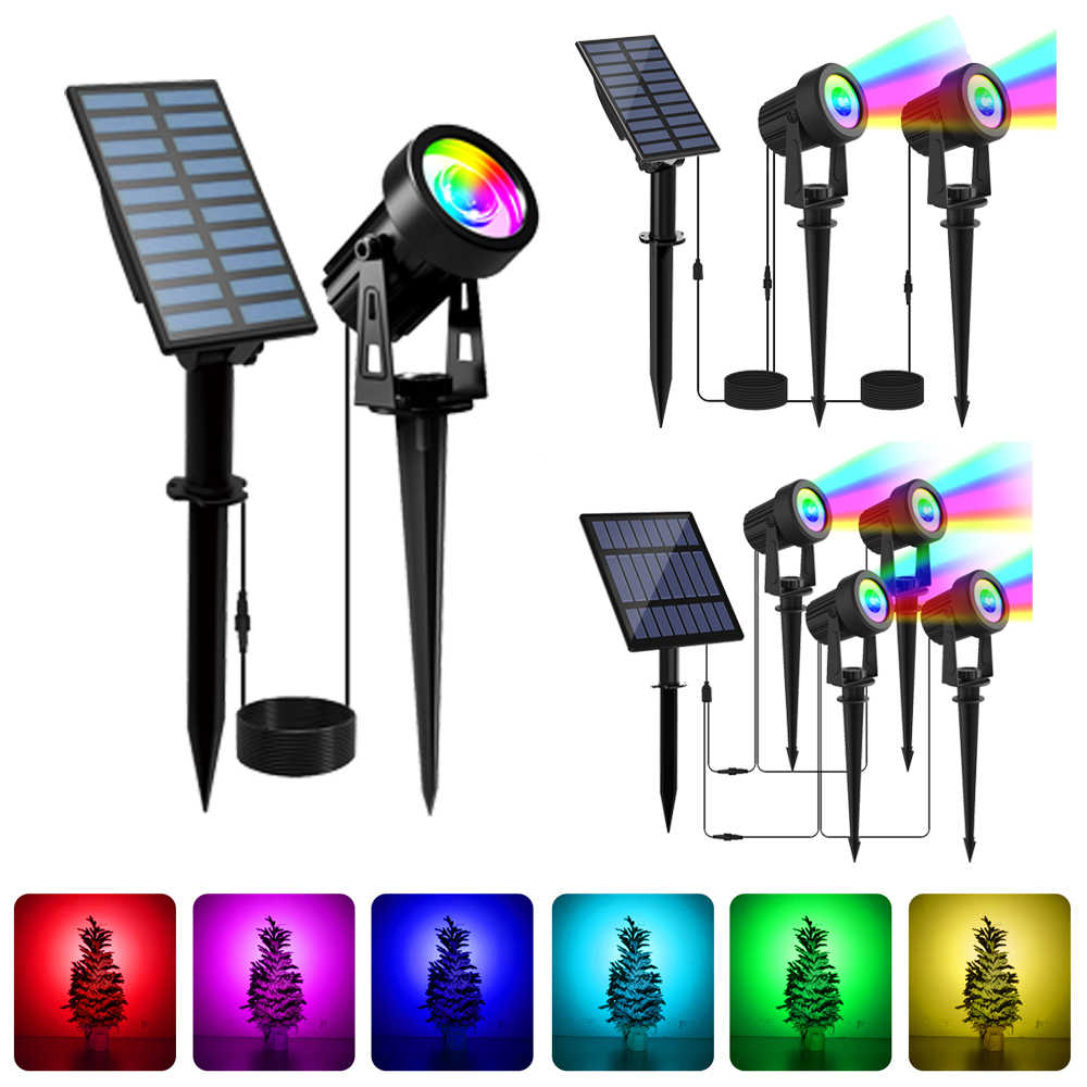 Lighting Decor Sunrise - RGB 태양광 LED 조명, 야외 태양광