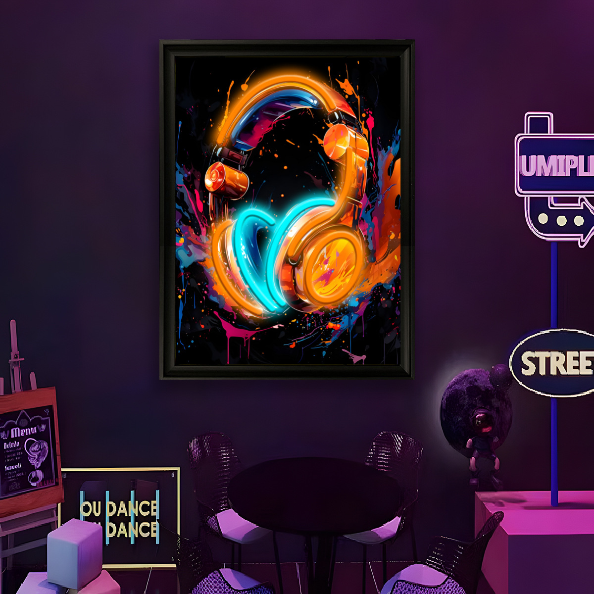 USB 전원 LED 네온 라이트 재미있는 벽화 아트 포 - Wall Decor Lighting 리뷰 및 가격