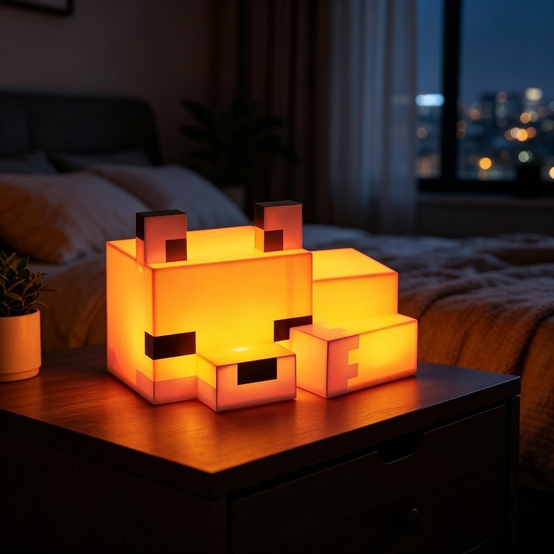 귀여운 여우 무드등, 신작 게임 마인크래프트 부드러운  - Lighting Decor Minecraft 리뷰 및 가격