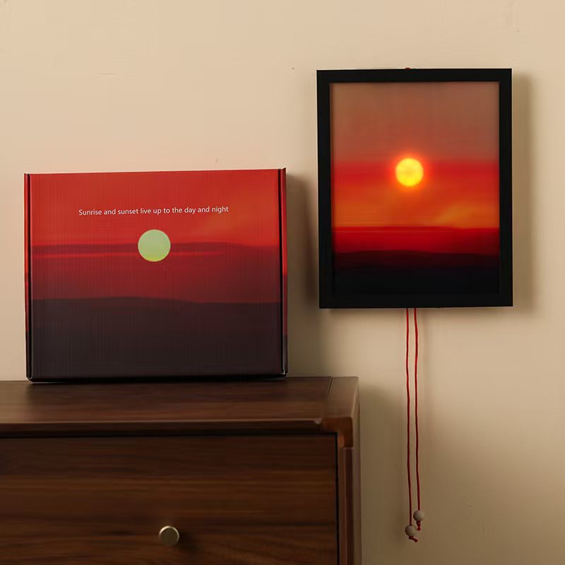 키네틱 선라이즈 선셋 벽등, 조절 가능한 듀얼 풀 로프 - Lighting Decor Sunrise 리뷰 및 가격