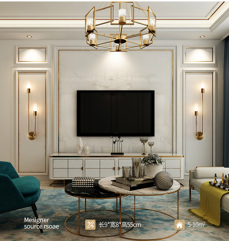 레트로 배경 거실 통로 침실 램프 침대 옆 북유럽풍 창 - Lighting Decoration 리뷰 및 가격
