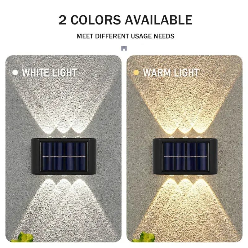 LED 태양광 조명 야외 방수 솔라 벽등 위아래 발광  - Wall Decor Lighting 리뷰 및 가격