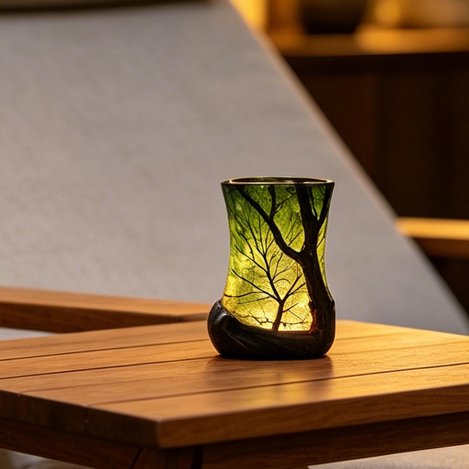 침대 옆 테이블 램프 숲 모양 야간 조명, 가정, 사무 - Lighting Decoration 리뷰 및 가격