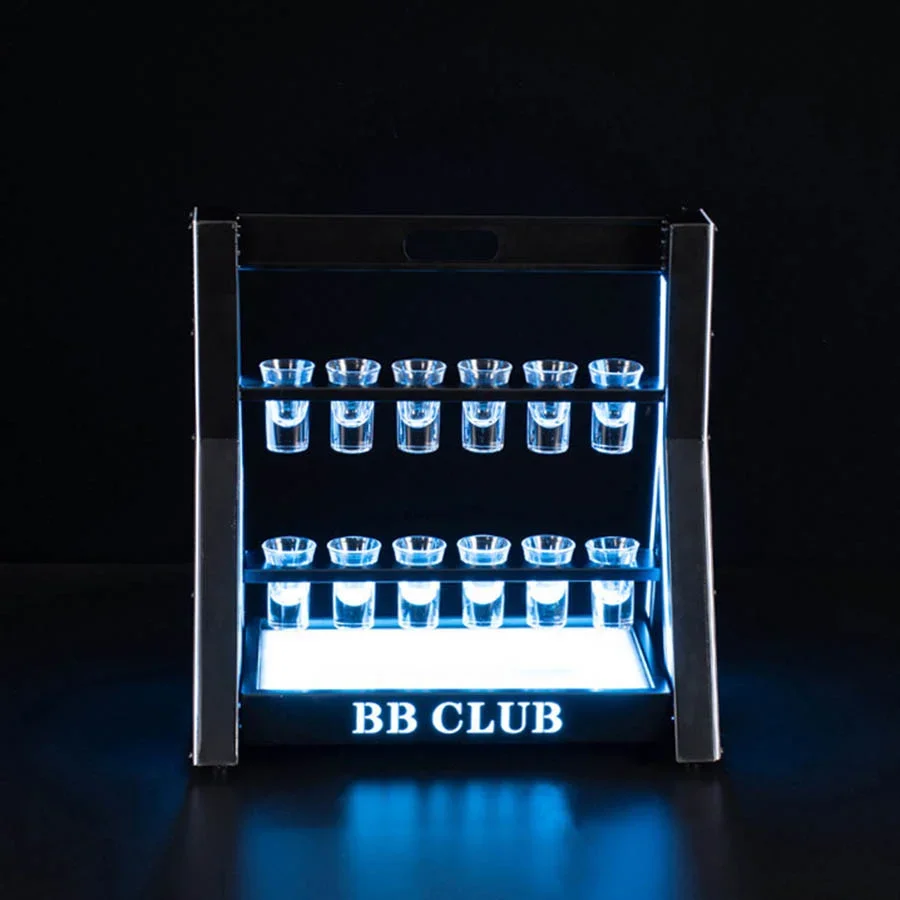 충전식 LED 샷 유리 디스플레이 스탠드, LED 샷  - Lighting Decoration Stand 리뷰 및 가격