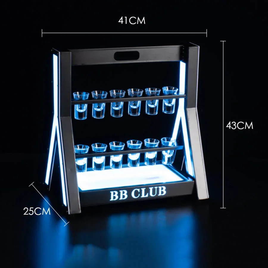 충전식 LED 샷 유리 디스플레이 스탠드, LED 샷  - Lighting Decoration Stand 리뷰 및 가격