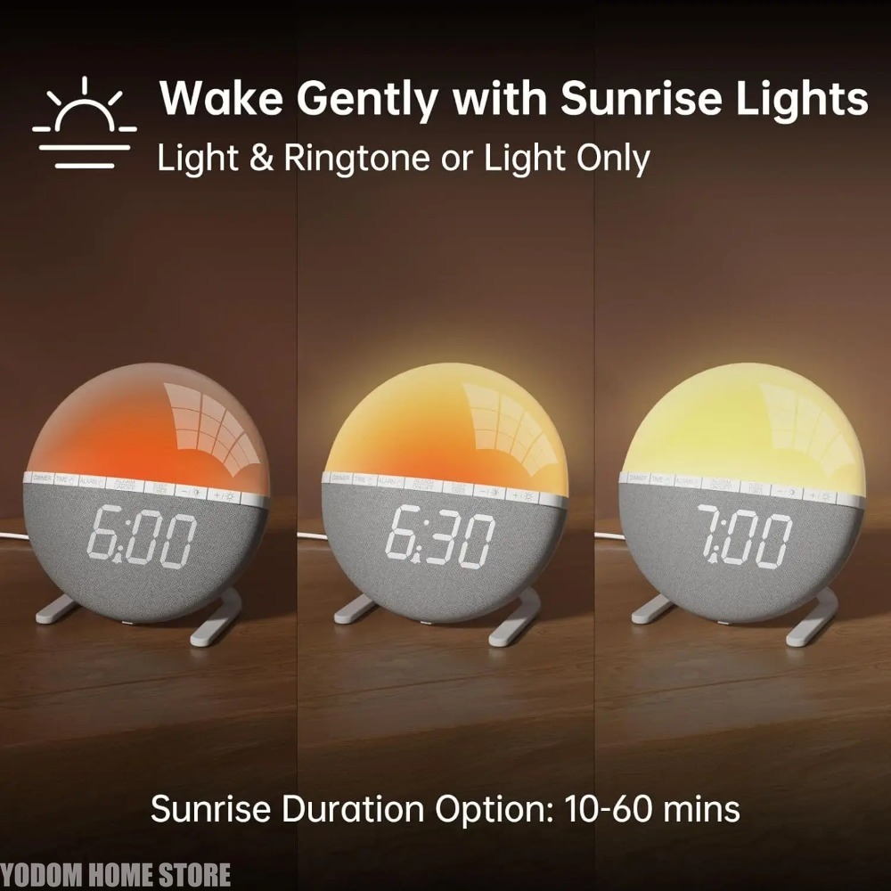 일출 알람 시계 기상등 - 자연음 디지털 시계 (홈데코 - Lighting Decor Sunrise 리뷰 및 가격