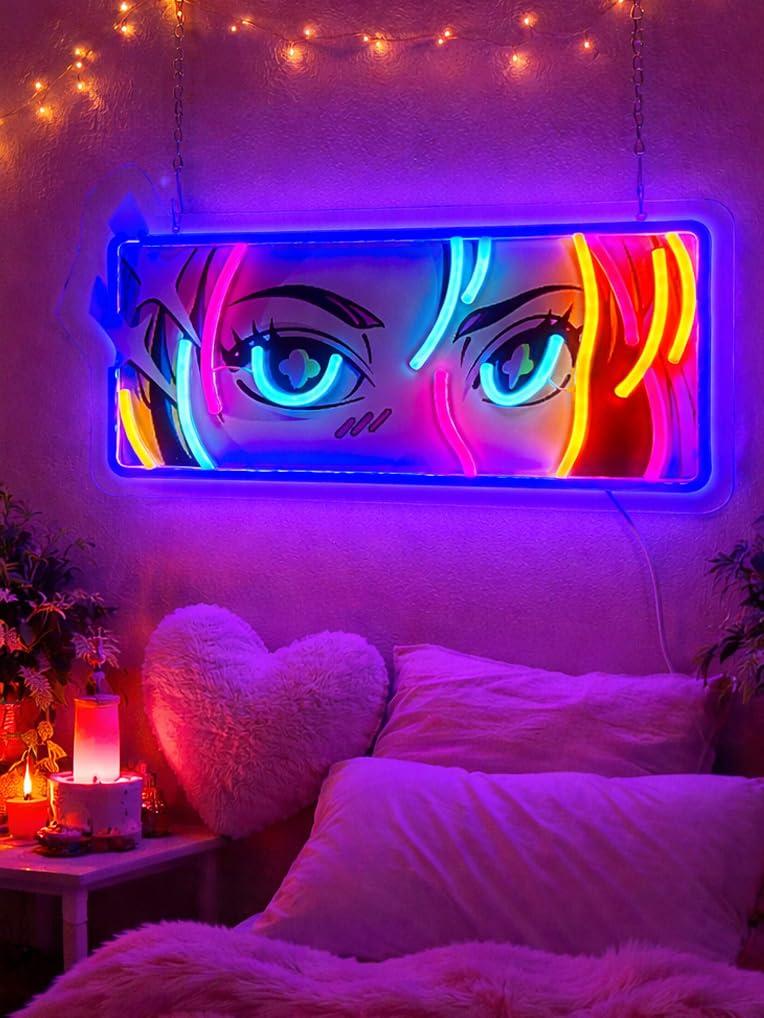 열정적인 눈빛 네온사인 USB 디밍 가능 LED 조명  - Wall Decor Lighting 리뷰 및 가격