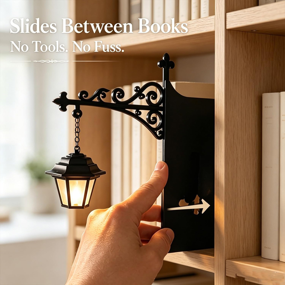 도서관 랜턴 장식용 책장 조명 레트로 도서관 랜턴 책장 - Lighting Decoration 리뷰 및 가격
