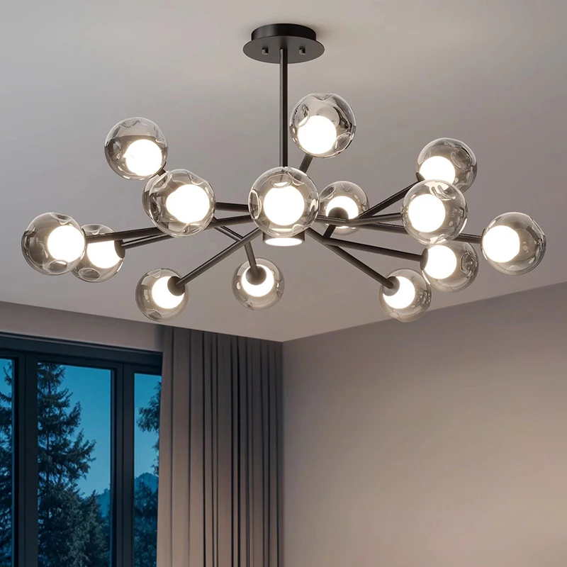 현대 유리 공 Led 펜 던 트 조명 거실 다이닝 룸  - Restaurant Lighting Decoration 리뷰 및 가격