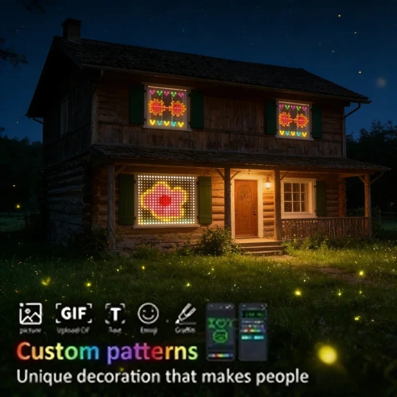 USB 전원 앱 제어 LED 커튼 조명, 크리스마스 창 - Lighting Decor For Bedroom 리뷰 및 가격