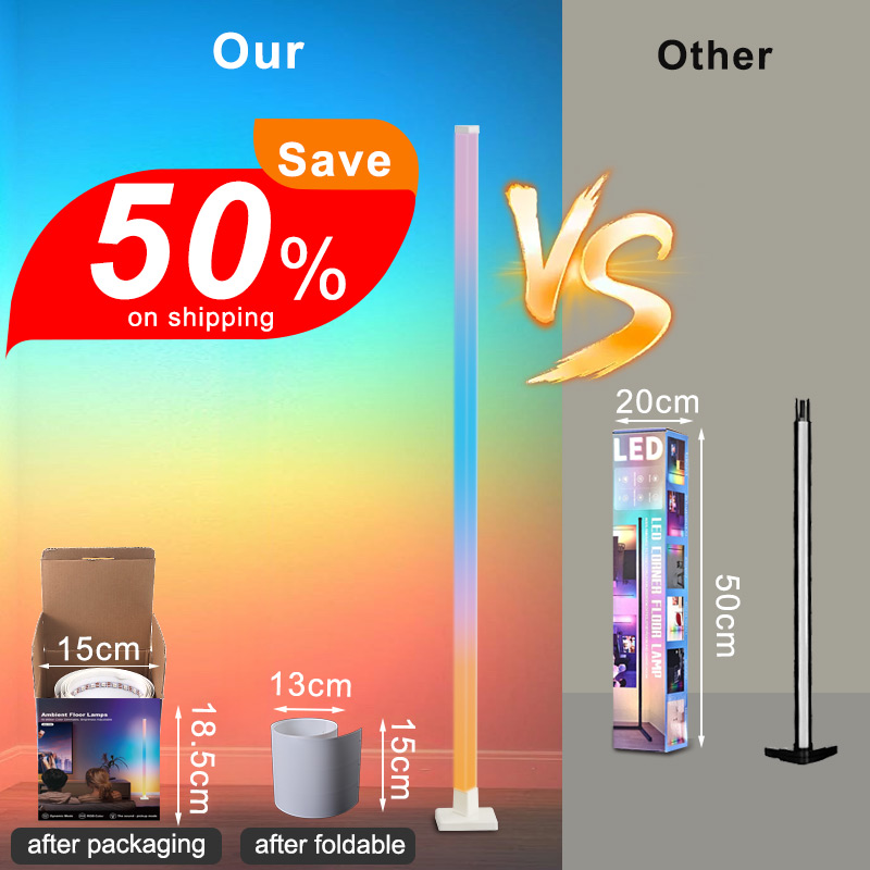 RGB 디밍 가능 스마트 스탠딩 LED 플로어 램프,  - Lighting Decoration Stand 리뷰 및 가격