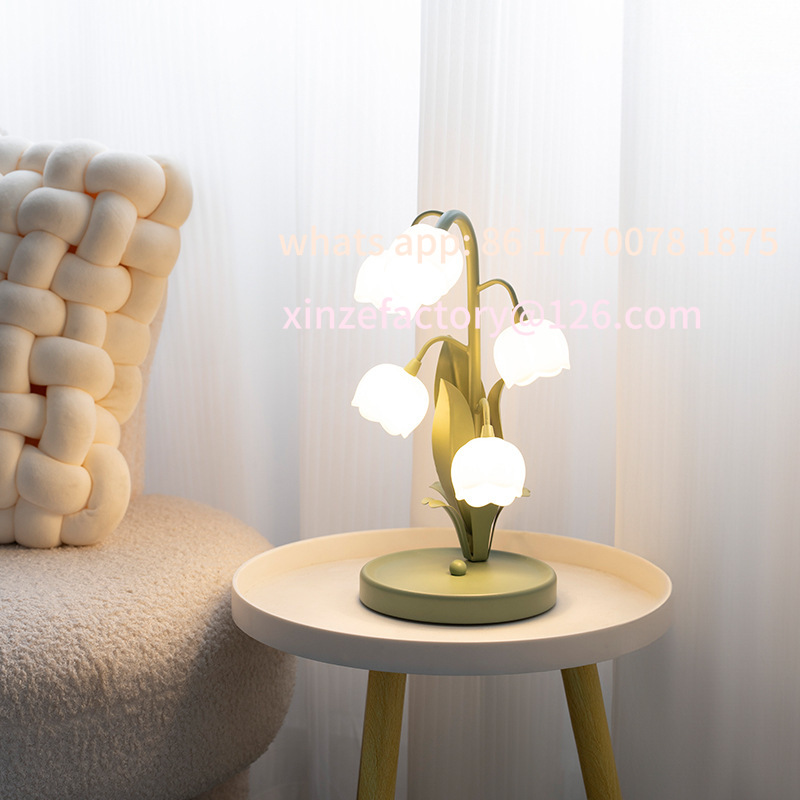 맞춤형 LED 꽃 테이블 램프 장식용 책상 조명 창의적 - Decor Lighting Cy 리뷰 및 가격