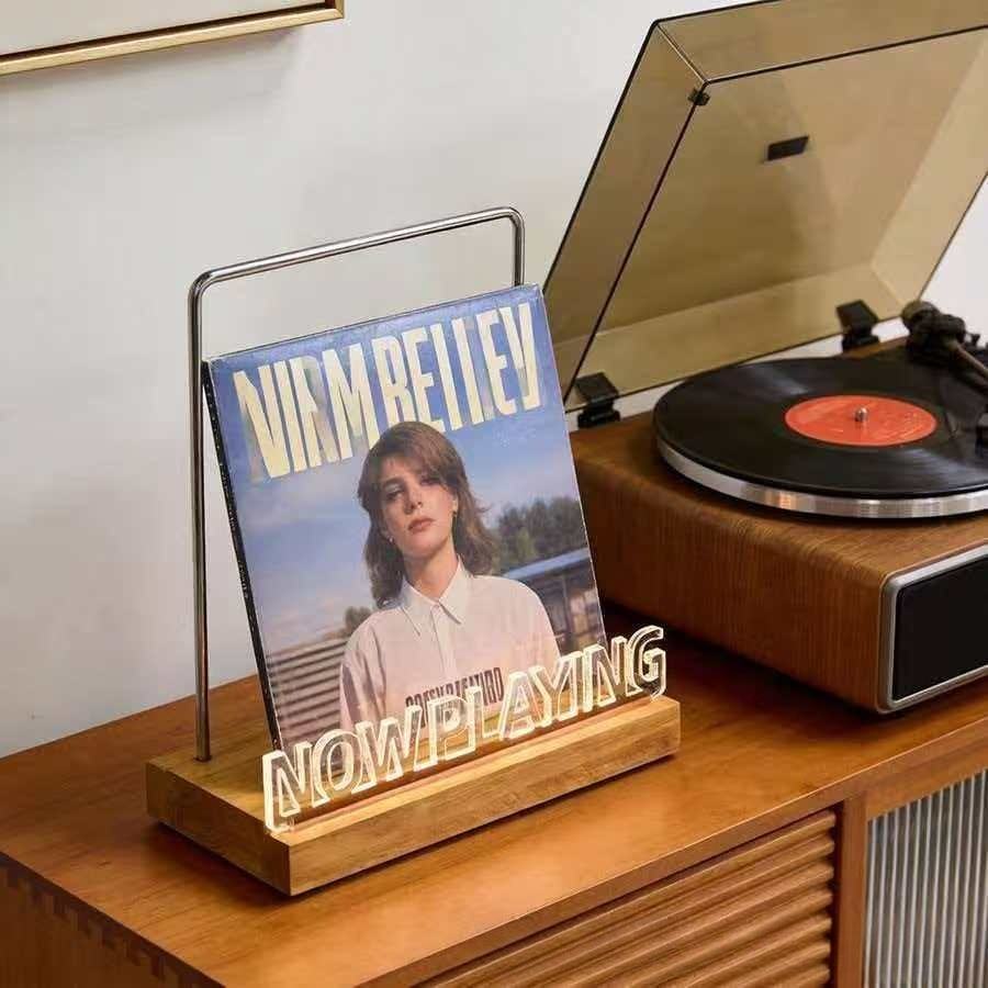 조명이 있는 아크릴 LP 디스플레이 스탠드, 따뜻한 백 - Lighting Decoration Stand 리뷰 및 가격