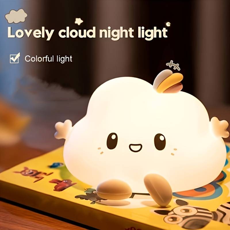 구름 야간 조명, 터치 제어 조광, 충전 및 타이밍,  - Lighting Decoration 리뷰 및 가격