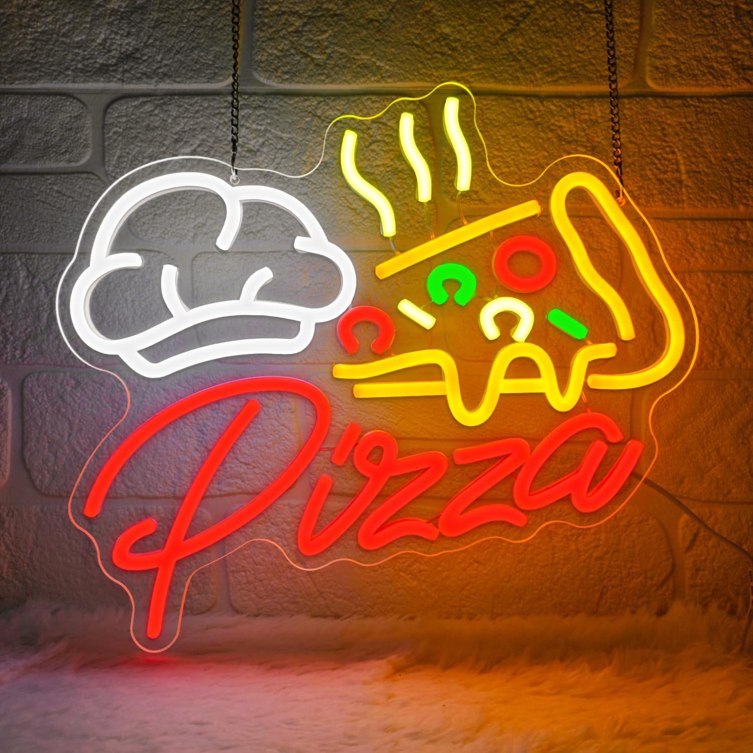 피자 네온사인 화려한 피자 LED 조명 피자 가게 사업 - Restaurant Lighting Decoration 리뷰 및 가격